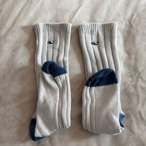 Vineyard Vines White and Navy Casual Socks